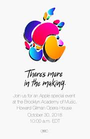 Apple sent out invitations to the media for its annual september event, where it's expected to announce new iphone models. Apple Sends Out Invite For October 30 Event May Announce The New Ipad Pro Gizmochina
