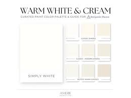 Warm White Cream Benjamin Moore Paint