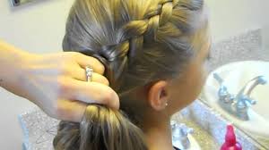 Start by making a center part and french braid on each side. Same Side Dutch Braid Medium Hairstyles Cute Girls Hairstyles Youtube