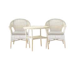 Cebu Bistro Set Antique White Daro