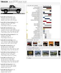 Toyota Truck Touchup Paint Codes Image