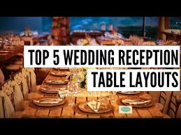 top 5 wedding reception rectangle table