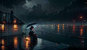 anime rain hd wallpapers and backgrounds