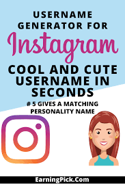 Join the online community, create your. Generate Instagram Usernames In Seconds With Free Tools Name For Instagram Instagram Username Ideas Usernames For Instagram