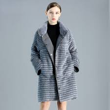 Women S Real Mink Fur Coat With Down