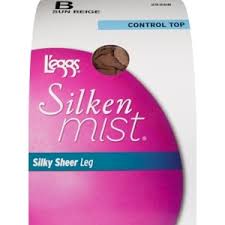 Leggs Silken Mist Silky Sheer Control Top Pantyhose