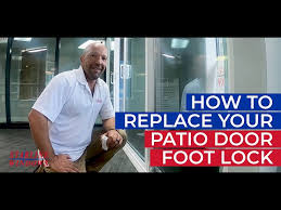 Replace Your Patio Door Foot Lock