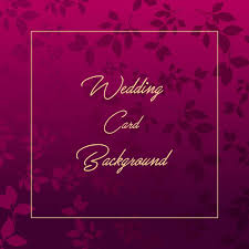 purple wedding invitation