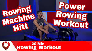 20 minute power rowing workout rowing
