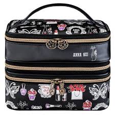 anna sui makeup bags and cases