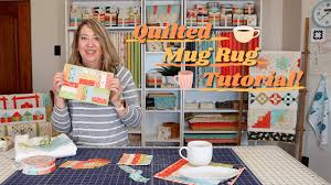 quick quilted mug rug tutorial you
