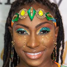trinidad carnival makeup deposit face