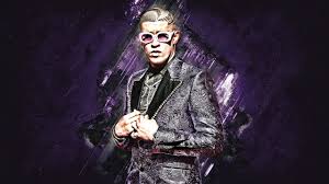 Bunny painting bunny drawing bunny tumblr bunny quotes pink wallpaper iphone mood wallpaper ariana grande drawings bad boy aesthetic photo wall collage. Bad Bunny Aesthetic Is Wearing Purple Designed Coat Wearing Goggles Hd Music Wallpapers Hd Wallpapers Id 39073