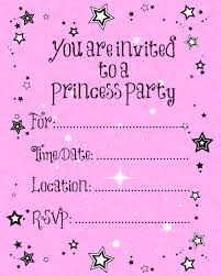 Princess First Birthday Invitations Disney Princess Birthday