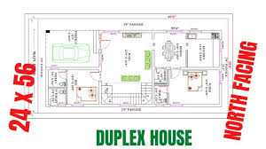 Duplex House Plan North Facing House