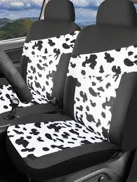 1pc Cow Pattern Car Seat Cover Shein