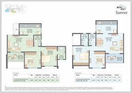floor plans 2 bhk flats in wakad