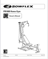 bowflex pr1000 home gym new reprint
