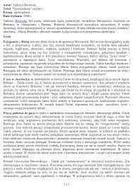 Tadeusz Borowski - biografia i krótkie opracowanie - Pobierz pdf z Docer.pl