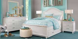 Add a 4 piece full size bedroom set to your home for a teen bedroom, a guest bedroom, or a studio apartment. White Girls Bedroom Sets