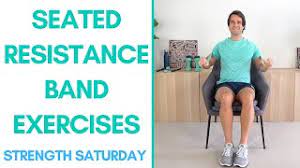 seated resistance band exercises