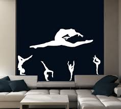 Set Of Gymnasts Decals Wall Stickers