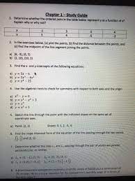 Solved Chapter 1 Study Guide Determine