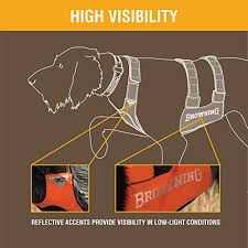Browning Dog Protection Vest Dog Hunting Vest Safety Orange