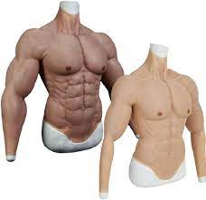 Amazon.com: NC BODYME Fake Muscle Fake Abs Silicone Muscle Chest Half Body  Suit with Muscle Arms for Cosplayers Crossdresser Normal Version :  Clothing, Shoes & Jewelry