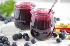 blueberry rhubarb jam jam without