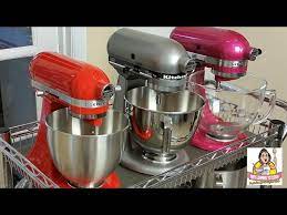 With 300 watts of power it might look like the previous model, but it will cope with far tougher jobs. Kitchenaid Tilt Head Stand Mixer Comparison Artisan Vs Classic Plus Vs Mini Youtube