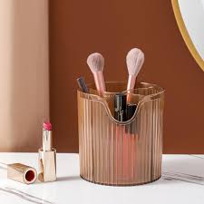 makeup brush box compartment light
