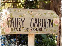 Artful Curiosities Fairy Garden Sign