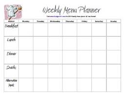45 Printable Weekly Meal Planner Templates Kittybabylove