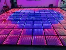 dj led dance floor on hire at best