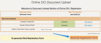 how to apply for oci card in the uk