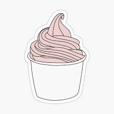 This homemade frozen yogurt recipe requires no ice cream maker. Froyo Stickers Redbubble