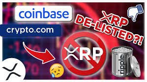 There's also the incentive that the more. Xrp Dumps More Coinbase Crypto Com Bittrex And More Exchanges Delist Xrp
