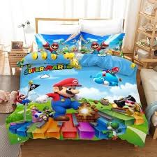 Mario Bros Bedclothes Duvet Covers 3d