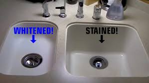 Clean A Badly Stained Corian Sink