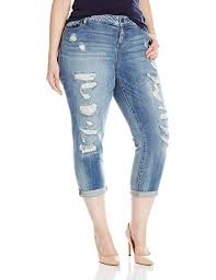 Slink Jeans Womens Plus Size Chelsea Boyfriend Jean