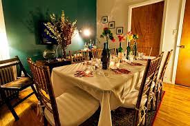 A smaller group is less intimidating and makes it easier for people to speak up and get involved in discussions that larger gatherings might inhibit. 5 Steps To Host A Dinner Party In A Small Space Apartment Party Dinner Party Thanksgiving Dinner Party