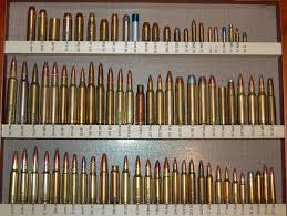 Rare Gun Ammunition Chart Caliber Chart Rifle Ammo Caliber