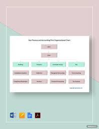 finance organizational chart template