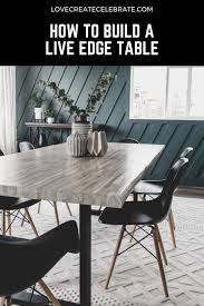 How To Build A Diy Live Edge Table