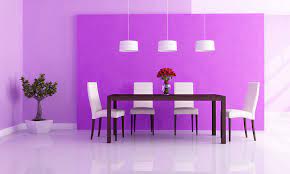 This combination in your living room, speaks volume about your exquisite taste. Purple Wall Paint Colours For Your Home Design Cafe