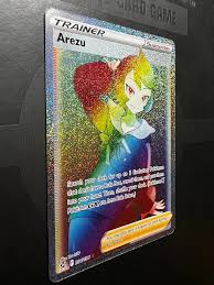 Arezu 204/196 Trainer Rainbow Secret Rare Lost Origin Pokémon Card NM/M |  eBay
