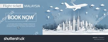 We've got you covered with weekend flight deals from new york city to malaysia. Flight And Ticket Advertising Template With Travel To Malaysia Concept Malaysia Famous Landmar New York City Travel Conference Poster Template New York Travel