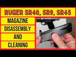 clean a ruger sr40 or sr9 magazine