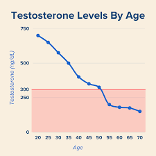 testosterone levels by age what s normal
